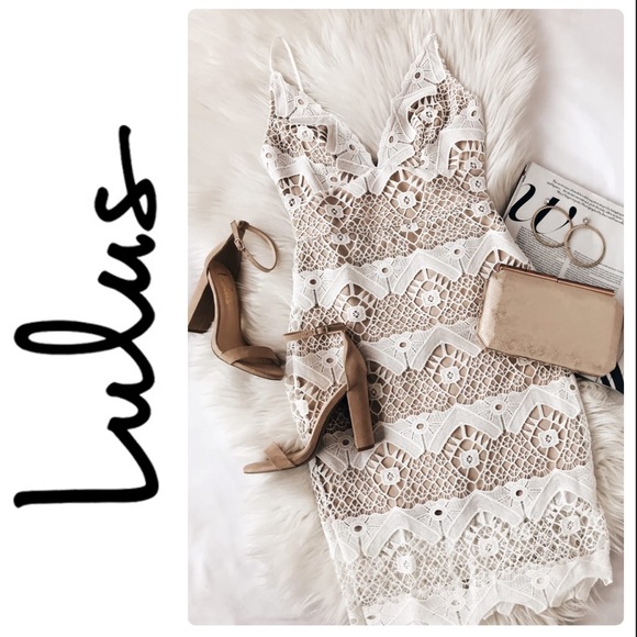 Lulus Dresses & Skirts - - Lulu’s Crochet Lace Dress